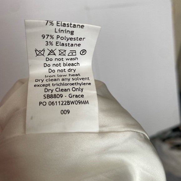 House of CB ‘Grace’ embellished velvet white mini dress‎ NWOT size L - Picture 11 of 14